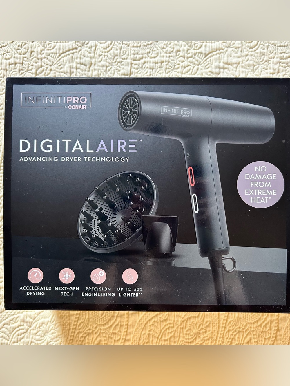 New Conair InfinitiPRO DigitalAire Hair Dryer